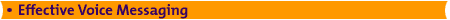 Effective Voice Messaging
